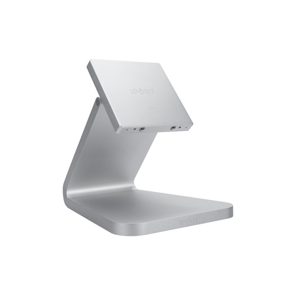 iPort 71001 Luxeport Base Station iPad Dock w/Power Supply Silver MSRP $450 - Picture 1 of 6